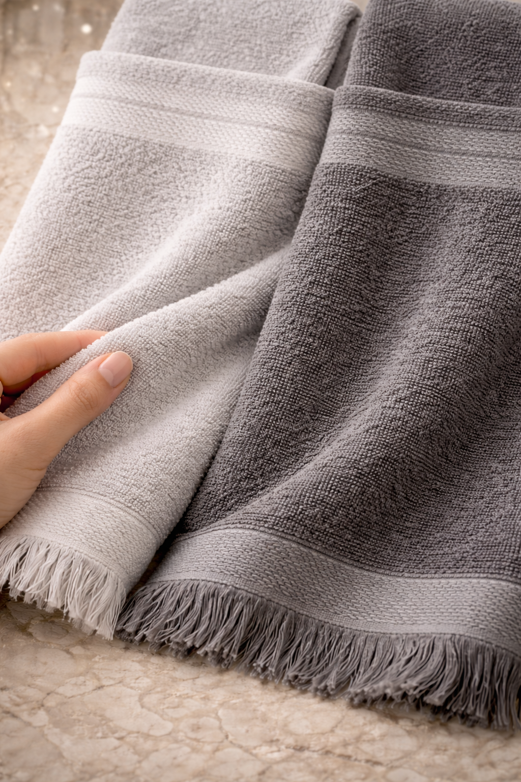 10’lu Paket Pamuklu El Havlusu 4’lü Set – 40x70 cm