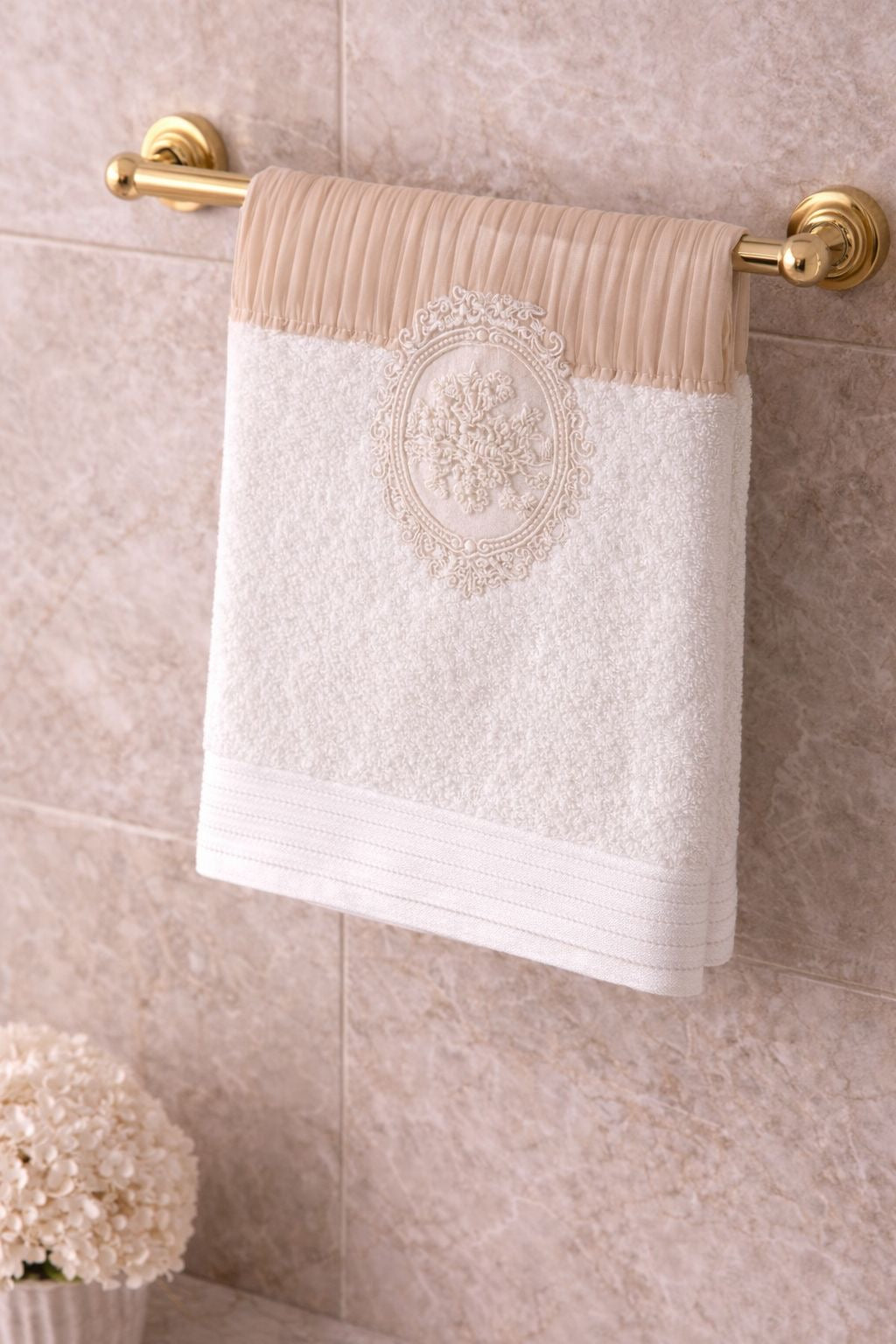 10’lu Paket Premium Pamuklu Çeyizlik Havlu 3’lü Set