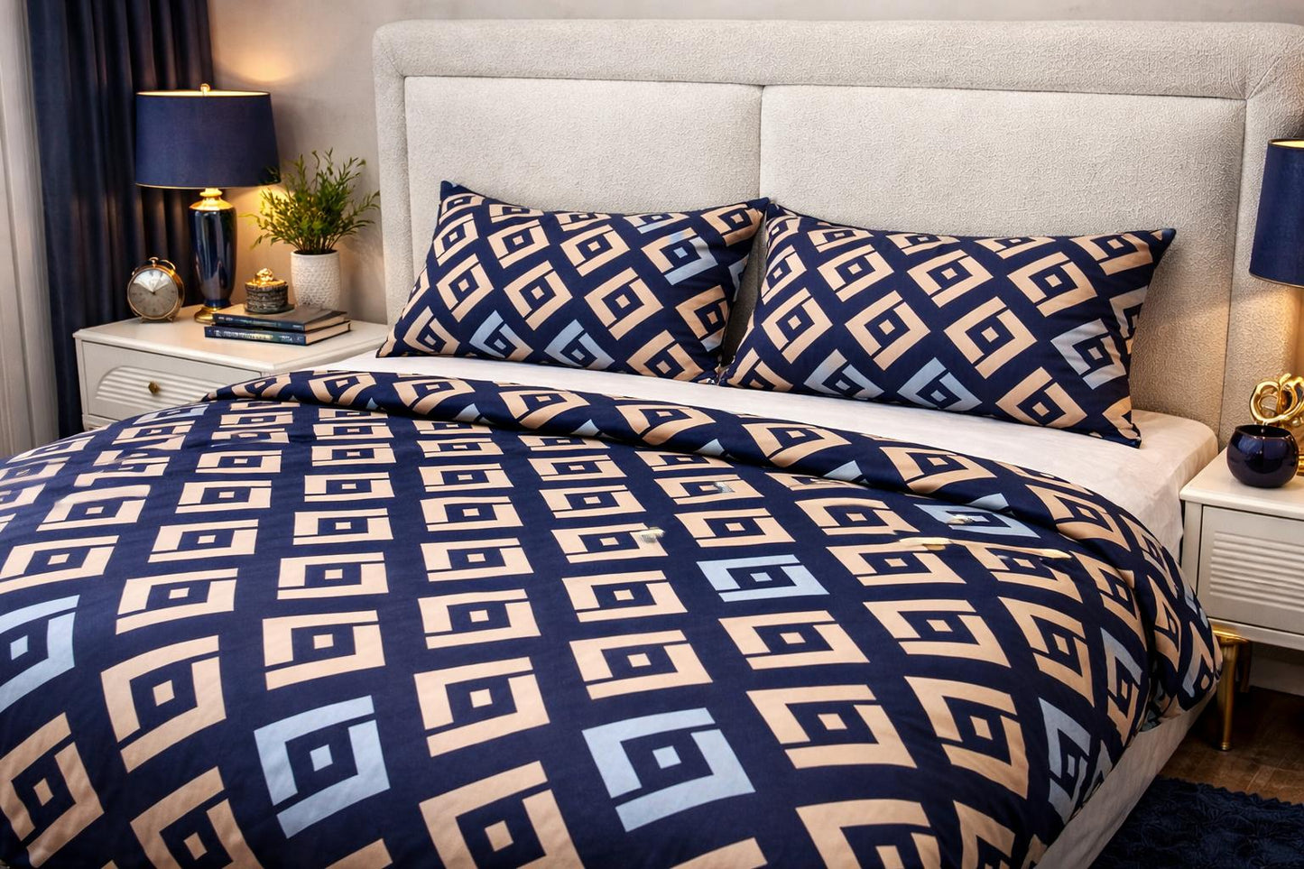 10’lu Paket Pamuklu Çift Kişilik Nevresim Takımı