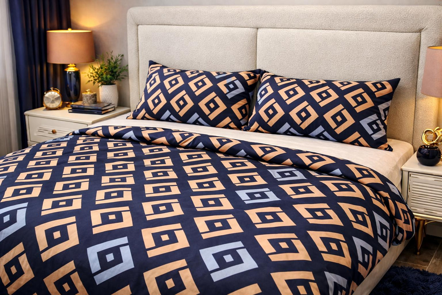 10’lu Paket Pamuklu Çift Kişilik Nevresim Takımı