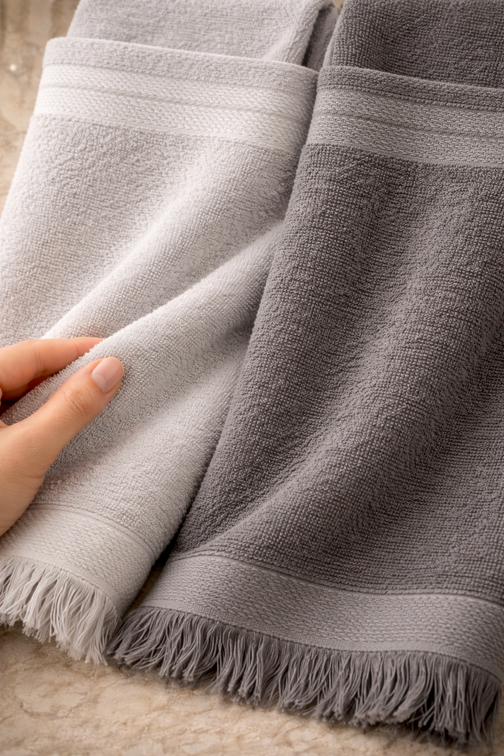 10’lu Paket Pamuklu El Havlusu 4’lü Set – 40x70 cm